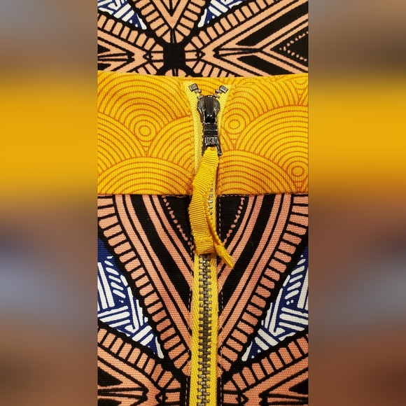 MAEVE BY ANTHROPOLOGIE WOMEN'S YELLOW/BLACK  SKIRT SIZE 8. - Picture 7 of 9